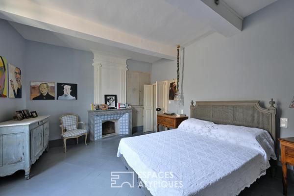 Elégante propriété de village avec jardin et bassin, proche d’Uzès