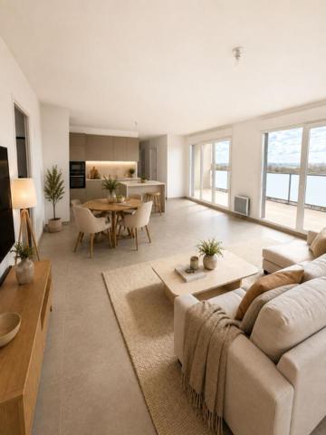 BÉZIERS. T4 EN DERNIER ÉTAGE 92 M² PLUS TERRASSE 20 M² PLEIN SUD ET PARKING