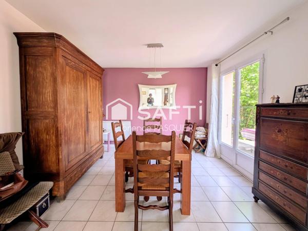 Proche centre, maison R+1, 3 chambres, jardin, garage