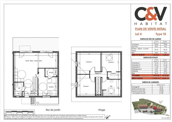 Maison 5 pièces – 116 m² - Vieugy (74)