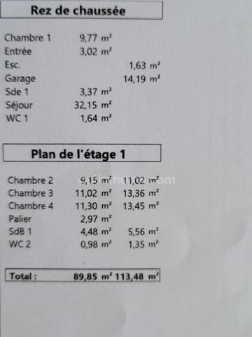 Maison à vendre 5 pièces SARZEAU 56370 Morbihan Bretagne sud