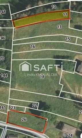 Terrain constructible à vendre