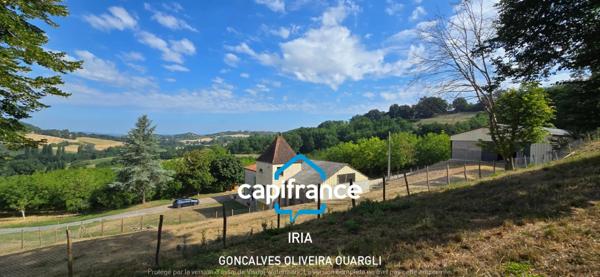 Propriété de charme au coeur de la nature à vendre 6 pièces et 124763m² de PUJOLS (47)