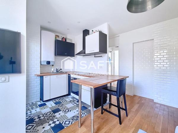 Appartement traversant avec cave