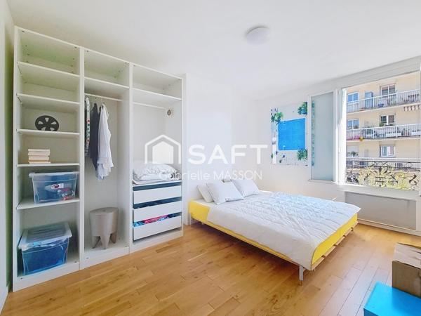 Appartement traversant avec cave