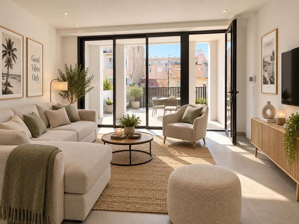 Maison de ville à proximité immédiate de Cannes Banane, des commerces et des plages