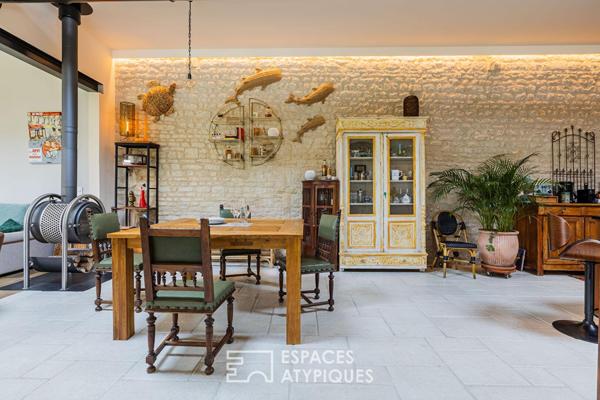 Charentaise au jardin paysagé aux portes de La Rochelle
