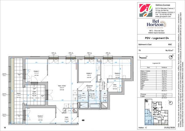 Appartement T5 et plus
