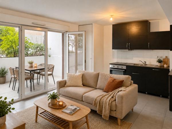 Montpellier – Antigone / Lez – T2 avec terrasse et garage