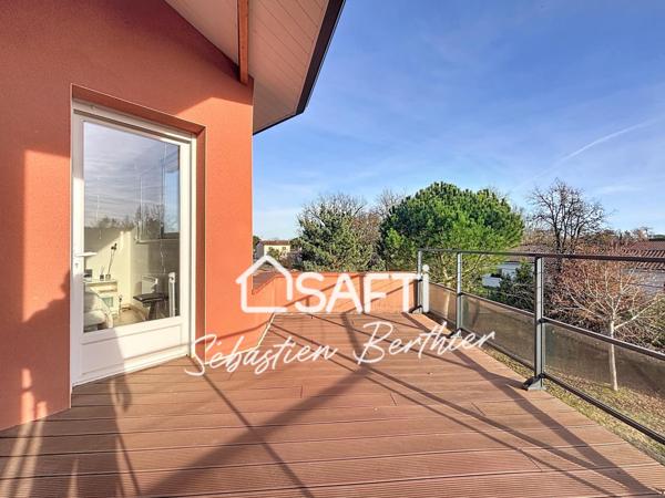 Maison architecte au Pech – Impasse, terrasse et potentiel d’évolution