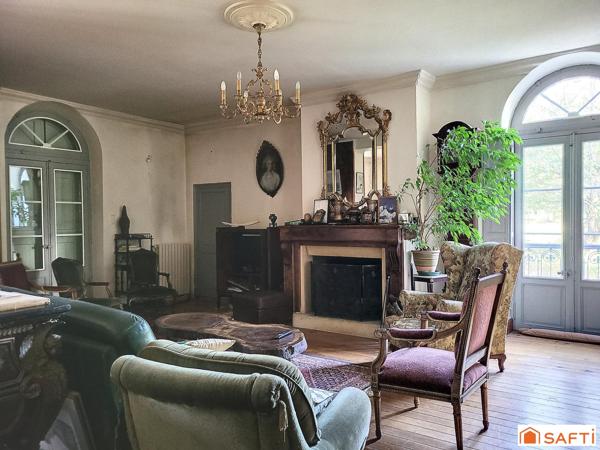 Manoir XIXe sur un parc clos et arboré exceptionnel