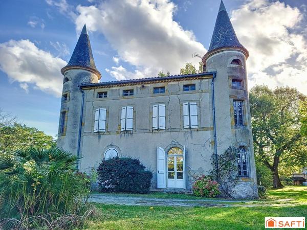 Manoir XIXe sur un parc clos et arboré exceptionnel