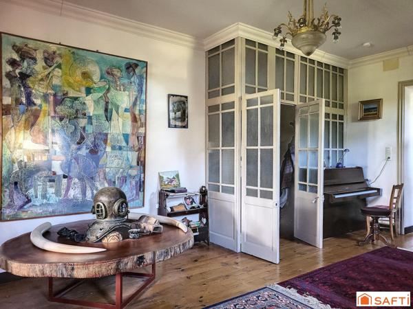 Manoir XIXe sur un parc clos et arboré exceptionnel