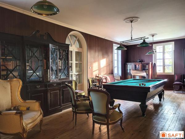 Manoir XIXe sur un parc clos et arboré exceptionnel