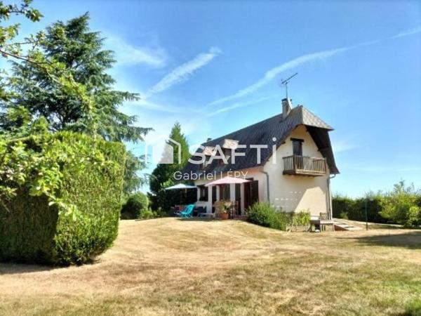 maison individuelle avec grand terrain arboré