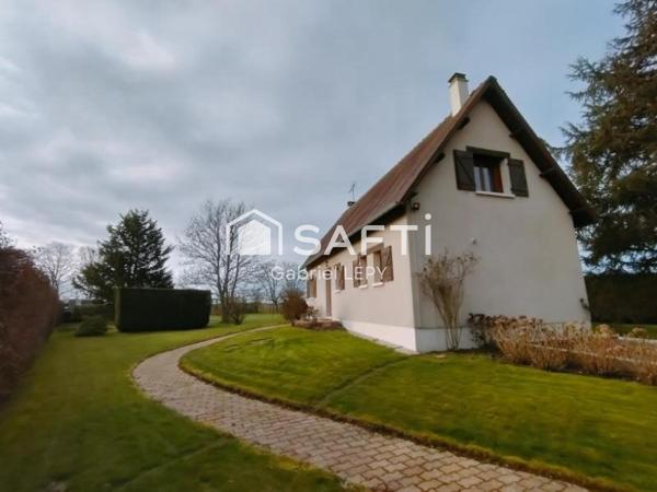 maison individuelle avec grand terrain arboré