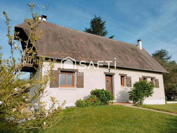maison individuelle avec grand terrain arboré