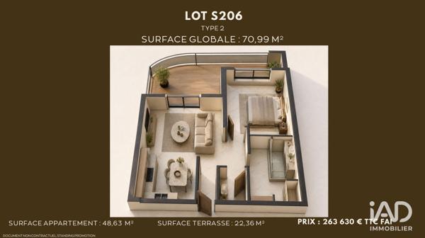 Appartement (neuf) à vendre 6 pièces 49 m² Saumur