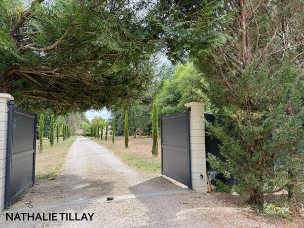 Plateau de Sologne, propriété d'agrément a vendre : Parc de 33 ha, piscine, tennis, biotope Solognot: bois, foret , prairies , étangs , petite chasse et peche. Proche Orleans,