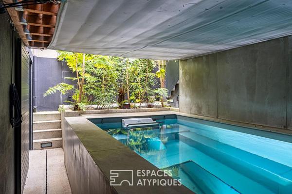 Maison d’architecte avec piscine