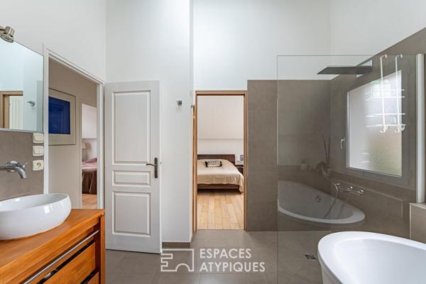 Maison d’architecte avec piscine