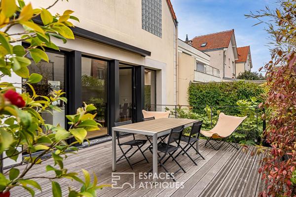 Maison d’architecte avec piscine