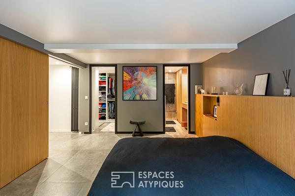 Maison d’architecte avec piscine