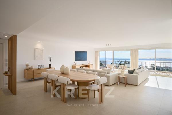 Appartement entièrement rénové avec vue mer panoramique