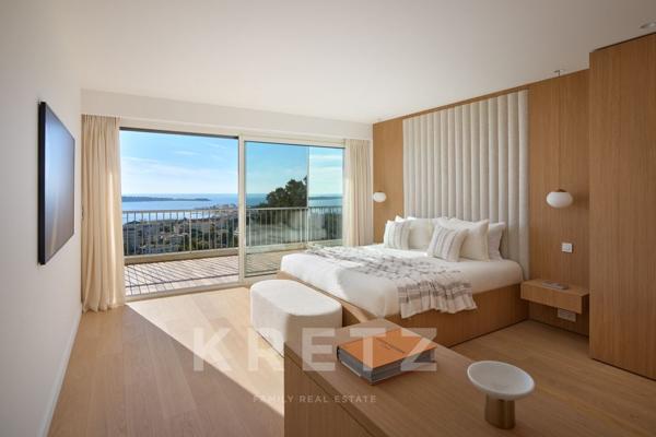 Appartement entièrement rénové avec vue mer panoramique