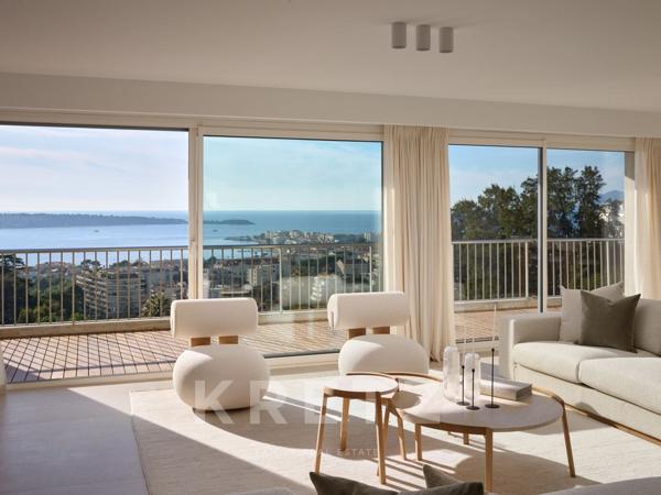 Appartement entièrement rénové avec vue mer panoramique