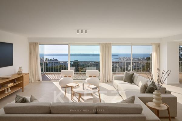 Appartement entièrement rénové avec vue mer panoramique