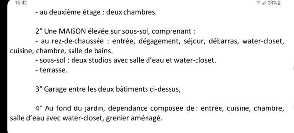 Maison T4 + dépendance T2 de 40m²