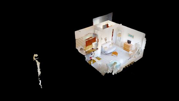 STUDIO VENDU LOUÉ ET MEUBLÉ 25,77 m²