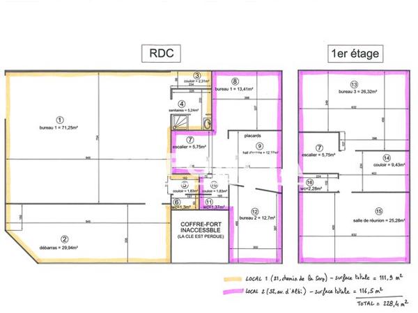 Location Local commercial 9 pièces 220 m² - 21 chemin de la Serp Castres 81100