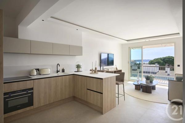 Appartement F3 à vendre  3 pièces - 64,09 m 2   JUAN LES PINS  - 06