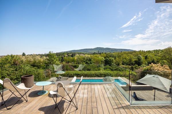 Maison d'architecte avec vue à Marcilly D'Azergues