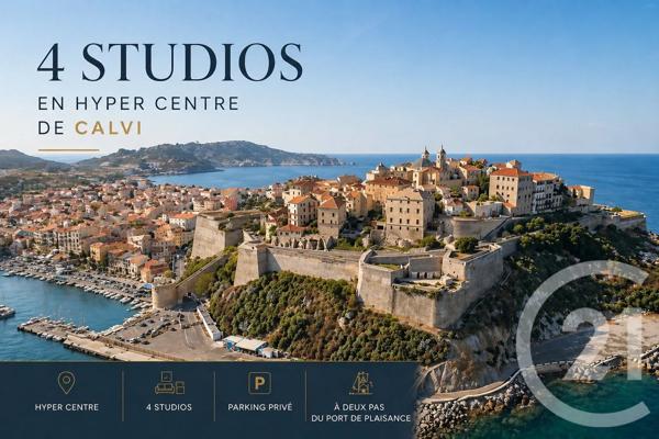 Appartement T4 à vendre  4 pièces - 98,07 m 2   CALVI  - 202