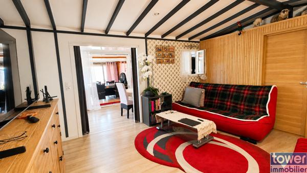 Chalet
                                                                                                                                                                                                                                                                                                                        5 pièce(s)                                                                                                                                                                                                          2 chambre(s)                                                                                                                                                                                                          63  m²