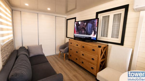 Chalet
                                                                                                                                                                                                                                                                                                                        5 pièce(s)                                                                                                                                                                                                          2 chambre(s)                                                                                                                                                                                                          63  m²