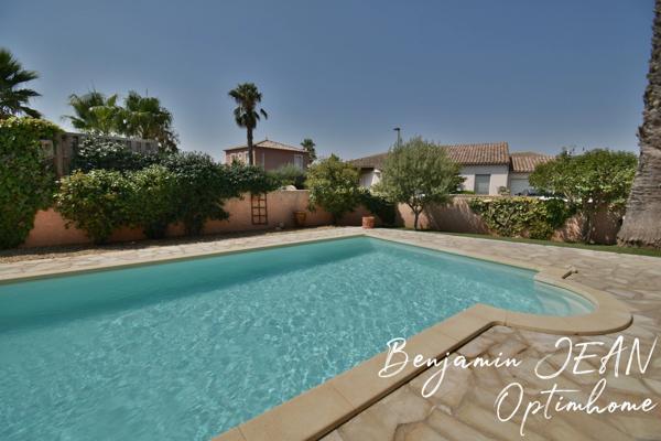 EN EXCLUSIVITÉ – Maison F4 de plain-pied avec piscine à Sérignan