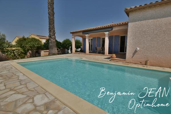 EN EXCLUSIVITÉ – Maison F4 de plain-pied avec piscine à Sérignan