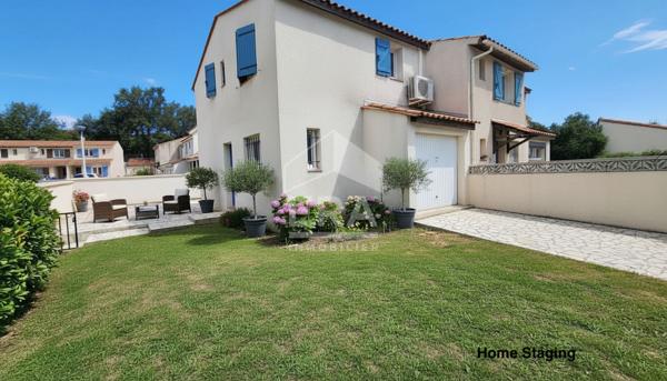 Canet-en-Roussillon : maison 3 faces à vendre avec jardin et stationnement