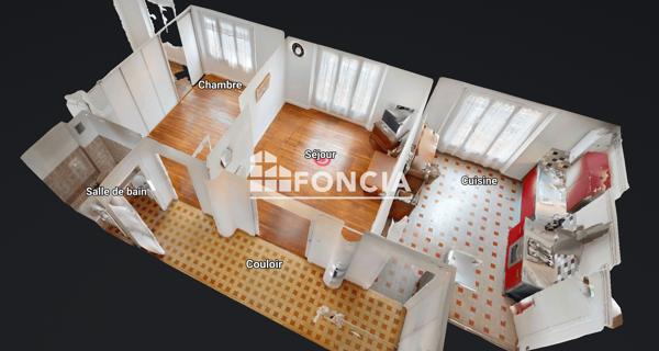 À vendre Appartement 2 pièces 64 m² - Grenoble 38000