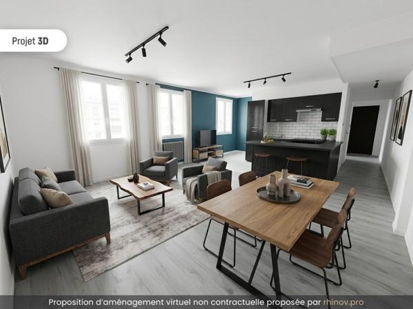 Appartement à vendre |                                       Brest |                                        2 pièces  |  56 m²