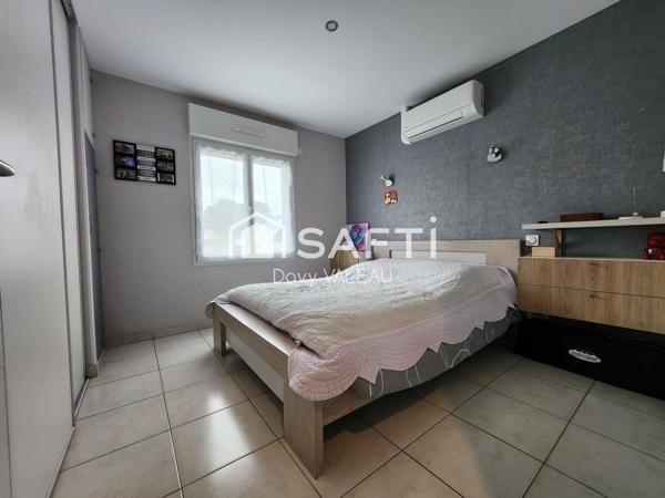 Maison de 115m², 3 chambres, 1 bureau