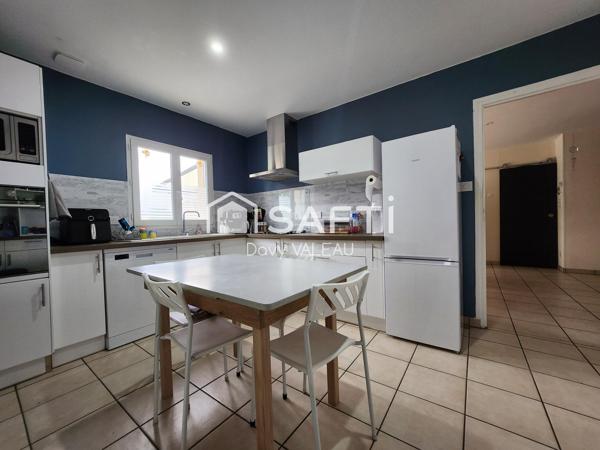 Maison de 115m², 3 chambres, 1 bureau
