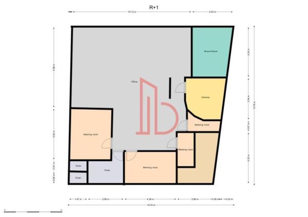 Bureau de 145 m² à louer à Bordeaux Saint-Michel - Victoire