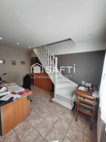 Charmante maison d'environ 75 m², 2 ch avec jardin et cave