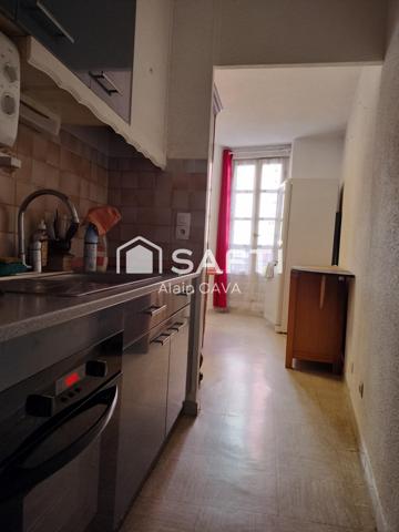 Appartement de 40m² au 1er étage sans ascenseur