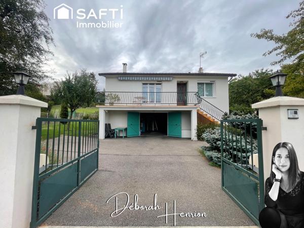 Maison familiale avec garages et jardin – La Tour-du-Pin